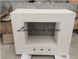 Pure White Quartz Vanity Tops, Pure White Quartz Bathroom Tops