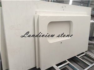 White Quartz Kitchen Tops, White Quartz Countertops, Artificial Stone Countertops
