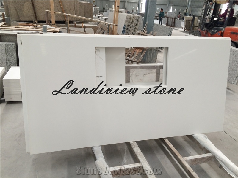 White Quartz Kitchen Tops, White Quartz Countertops