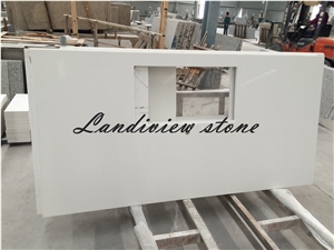 White Quartz Kitchen Tops, White Quartz Countertops