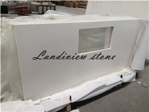 White Quartz Kitchen Tops, White Quartz Countertops