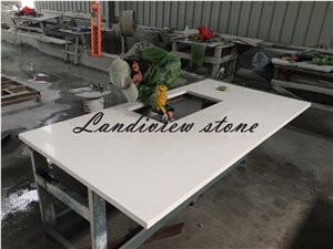 White Quartz Kitchen Tops, White Quartz Countertops