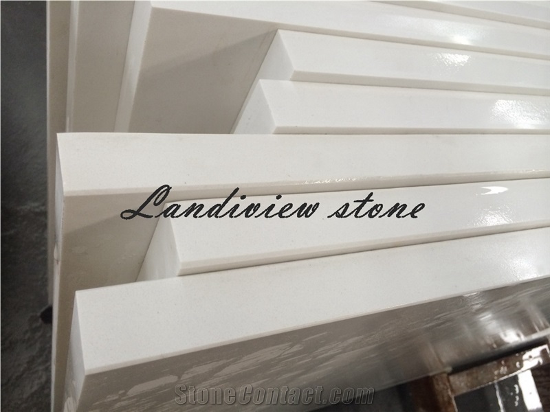 White Quartz Vanity Tops, White Quatz Bathroom Tops, Quartz Countertops