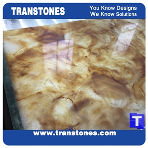 Artificial Marble Stone Led Panel Backside