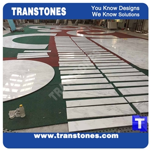 Natural Marble Tiles Stone Honeycomb Table Tops Calacatta Grey Marble Stone Honeycomb Kitchen Countertops