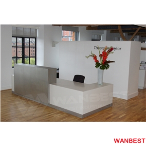 China Factory Customized Artificial Stone Marble L Shape Office Nail Salon Spa Reception Desk Hotel Hospital Clinic Front Table Information Counter China Factory Customized Artificial Stone Marble L Shape Office Nail Salon Spa Reception Desk Hotel Hospital Clinic Front Table Information Counter