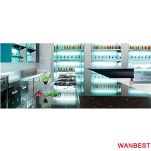 Luxury Artificial Stone Solid Surface L Shape Home Restaurant Nightclub Juice Led Wine Bar Service Counter Coffee Shop Cashier Reception Desk