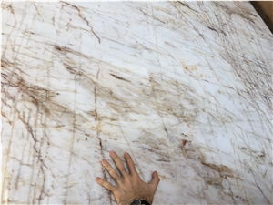 Amalfino Quartzite Slabs & Tiles, Brazil White Quartzite