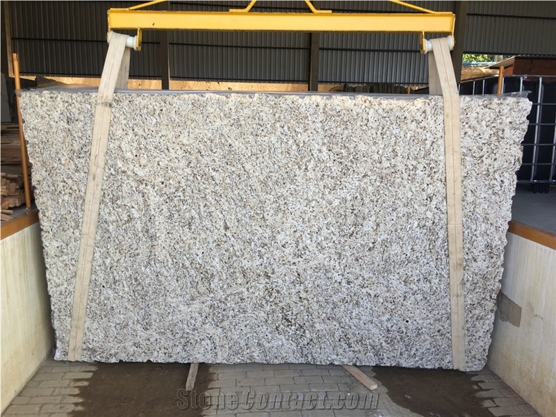 Granite Giallo Verona Slabs & Tiles, Brazil Yellow Granite