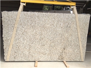 Granite Giallo Verona Slabs & Tiles, Brazil Yellow Granite