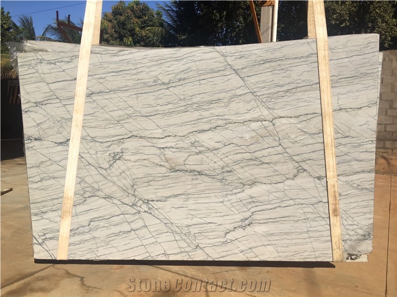Quartzite Calacatta Giotto Slabs, Giotto Macaubas Quartzite Slabs
