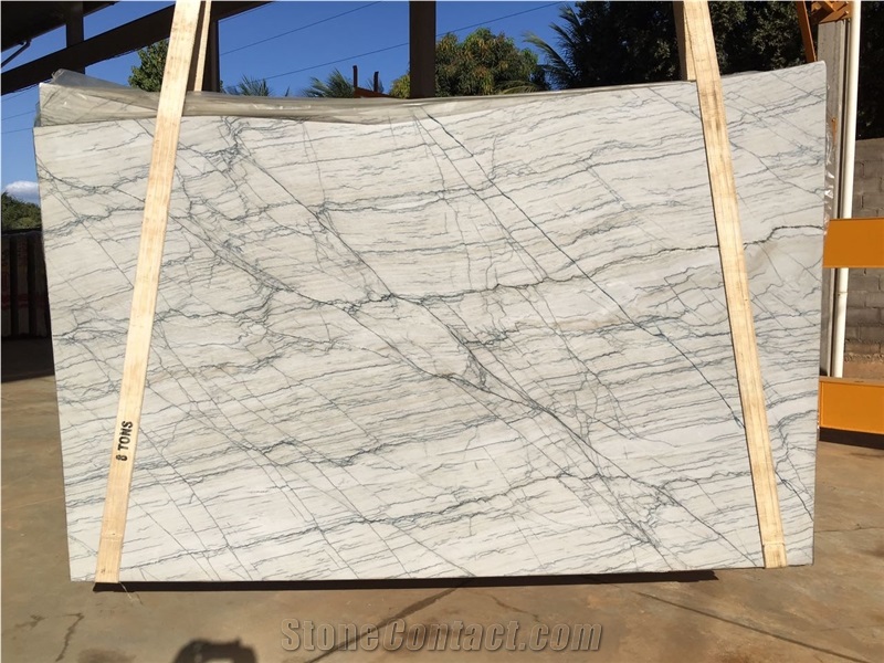 Quartzite Calacatta Giotto Slabs, Giotto Macaubas Quartzite Slabs