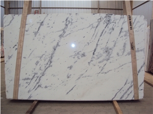 White Carrara Brazil Slabs & Tiles