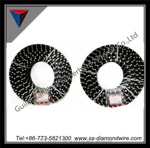 Sanshan Diamond Rubberized Wire Saw for Cutting Marble or Quarrying Marble Cutting Tools Suppliers