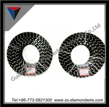 Sanshan Diamond Rubberized Wire Saw for Cutting Marble or Quarrying Marble Cutting Tools Suppliers
