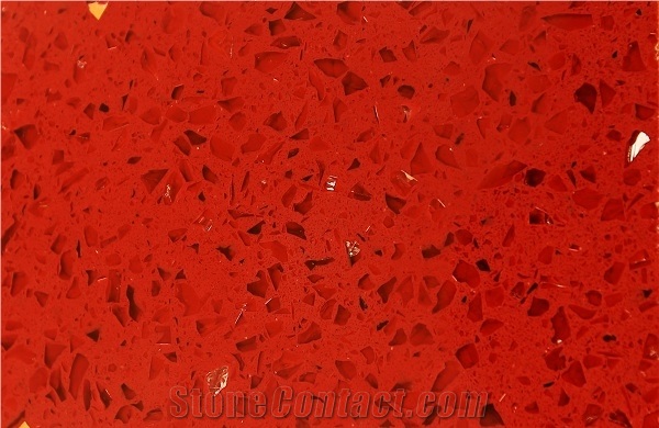 Popular Quartz Stone Slabs in America, Cheap Engineered Stone Made in China