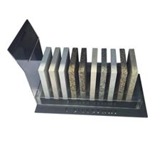 Countertop Sample Rack Stands for Quartzsurface Sample Marble Granite Tile for Showroom Exhibition Mdf Desk Displays