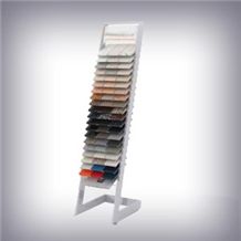 Flooring Waterfall Display Stand for Stone Sample Metal Displays for Quartz Marble Granite Slab Tile Ceramic Mosaic Stone Tool Display Rack Stands