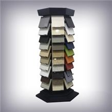 Quartz Tower Racks Metal Displays for Marble Granite Slab Tile Ceramic Mosaic Portable Case for Stone Sample Stone Tool Display Rack Stands