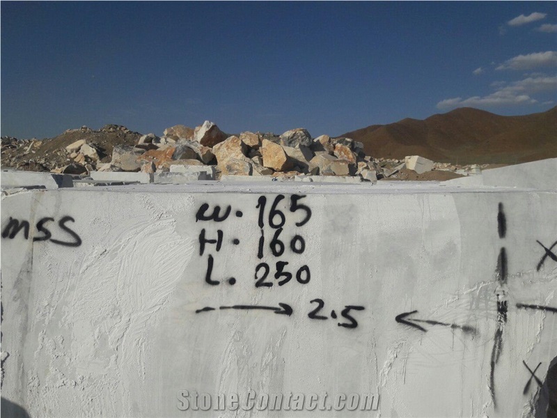 Persian White Marble Block, Persian Spider Block