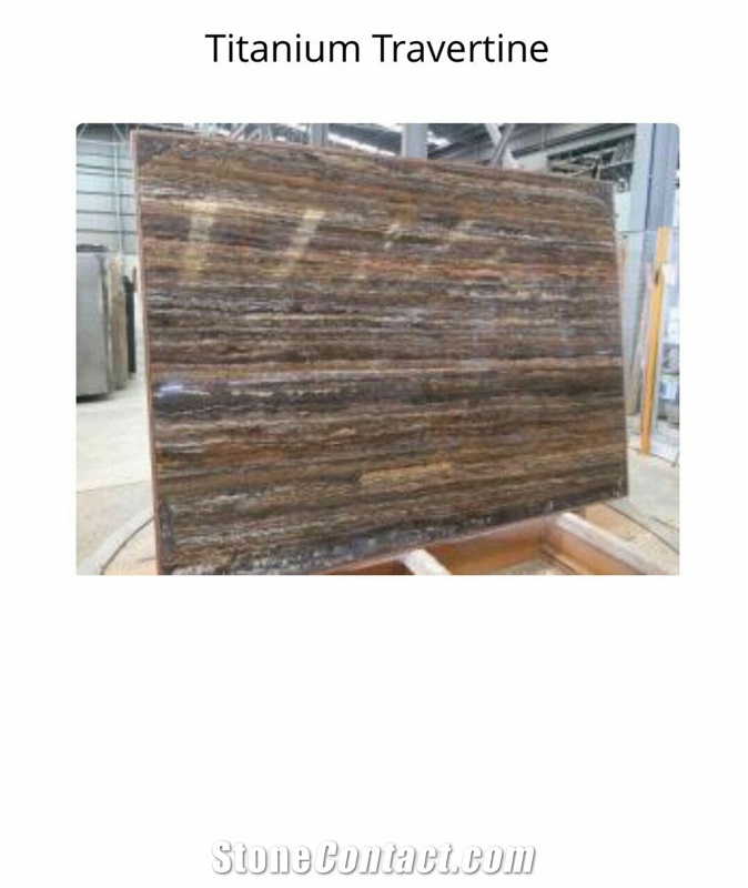 Titanium Travertine, Silver and Brown Travertine, Grey Travertine, Vein Cut Travertine, Cross Cut Travertine,