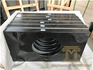 Warangal Black ,Nero Warangal Black, Black Galaxy Granite, Black, India,Polished, Bathroom Tops,Countertops, Vanity Tops
