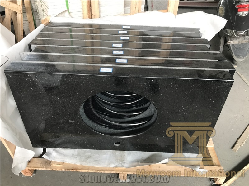 Warangal Black ,Nero Warangal Black, Black Galaxy Granite, Black, India,Polished, Bathroom Tops,Countertops, Vanity Tops