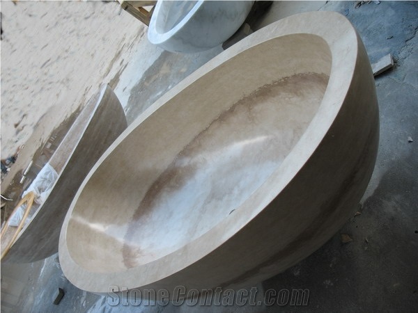 Best Discount Turkey Beige Travertine Bathroom Bathtub Natural Bath Tubsolid Surface Bathtubs Bathtub Panels Commercial Bathtub Gofar