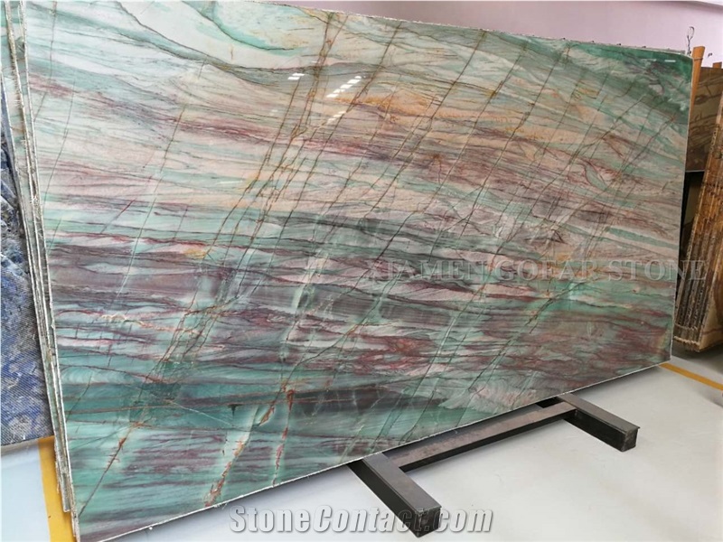 Botanic Bordeaux Quartzite Polished Slab Tiles,Brazil Green Machine Cutting Panel Bathroom Wall Cladding,Hotel Floor Covering Pattern Skirting Gofar