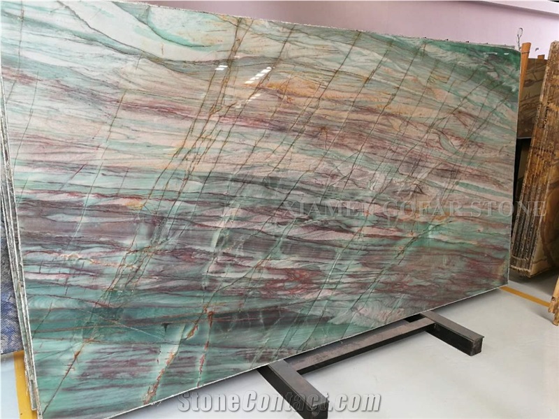 Botanic Bordeaux Quartzite Polished Slab Tiles,Brazil Green Machine Cutting Panel Bathroom Wall Cladding,Hotel Floor Covering Pattern Skirting Gofar