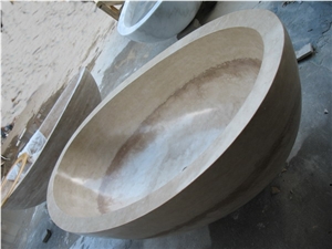 Discount Turkey Beige Travertine Bathroom Bathtub Engineered Stone Bathtub Natural Bath Tub Bathtub Suround Bathtub Panels Commercial Bathtub Gofar