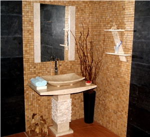 Bns 5 Single Baby Pedestal Basin / Natural Sink / Vanity Basins / Vessel Sink / Bathroom Basins / Bathrom Sink