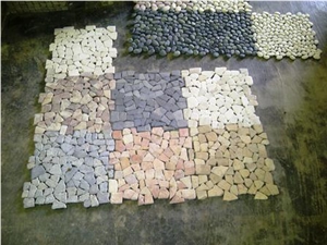 Marble Mosaic / Pebble Mosaic / Brick Mosaic / Wall Mosaic / Mosaic Tile Backsplash / Tumbled Mosaic