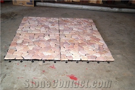 Marble Mosaic / Pebble Mosaic / Brick Mosaic / Wall Mosaic / Mosaic Tile Backsplash / Tumbled Mosaic