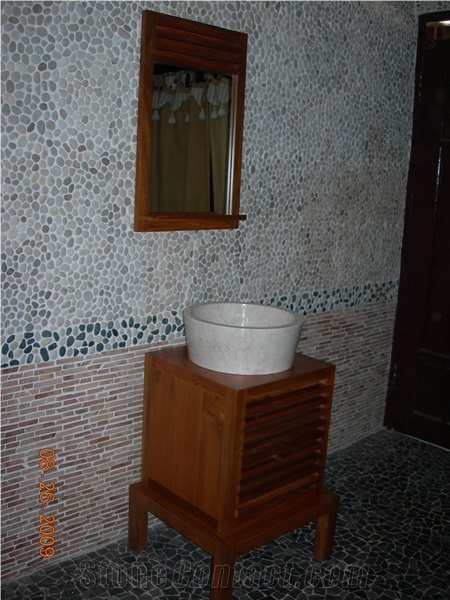 Mosaic Basin Vessel Sink Pedestal Basin Square Basin