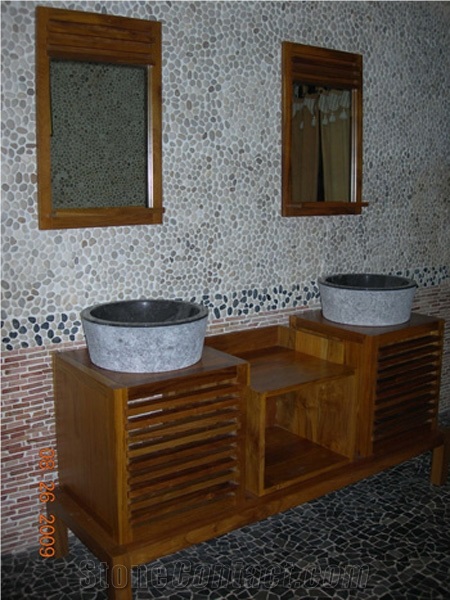 Mosaic Basin Vessel Sink Pedestal Basin Square Basin