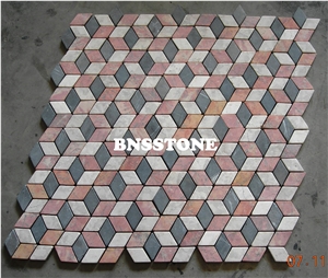 Mosaic Marble / Pebble Mosaic, Mosaic Pattern / Parquet Marble / Pebble Tile