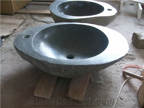 Natural Sink River Stone Indonesia /Grey Bluestone Sinks & Basins / Round Basins / Square Basins/ Bathroom Basins / Bathroom Sinks / Oval Basins