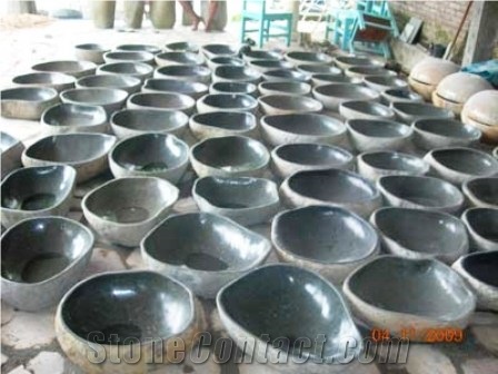 Natural Sink River Stone Indonesia /Grey Bluestone Sinks & Basins / Round Basins / Square Basins/ Bathroom Basins / Bathroom Sinks / Oval Basins