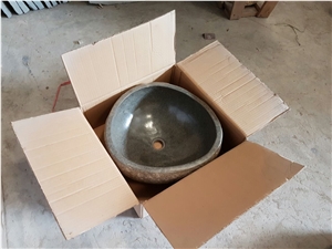 Natural Sink River Stone Indonesia /Grey Bluestone Sinks & Basins / Round Basins / Square Basins/ Bathroom Basins / Bathroom Sinks / Oval Basins
