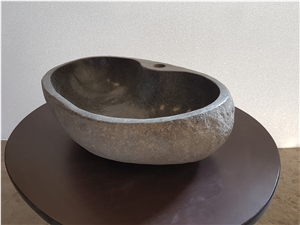 Natural Sink River Stone Indonesia /Grey Bluestone Sinks & Basins / Round Basins / Square Basins/ Bathroom Basins / Bathroom Sinks / Oval Basins