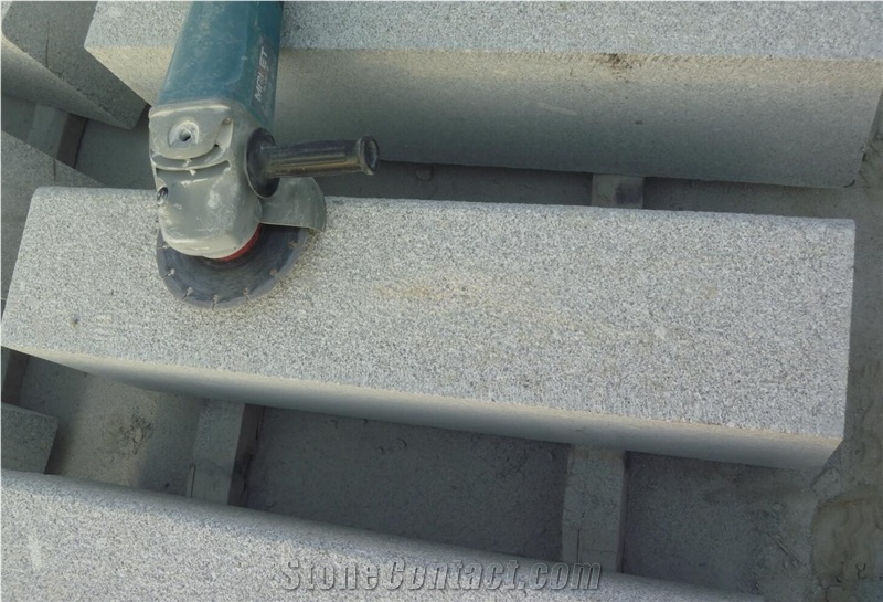 China G603 Gray Granite Bush Hammered Kerbstone,Natural Stone Kerb,Cheap Curbstone,Quarry Owner and Directly Factory with Ce,Side Road Curbs