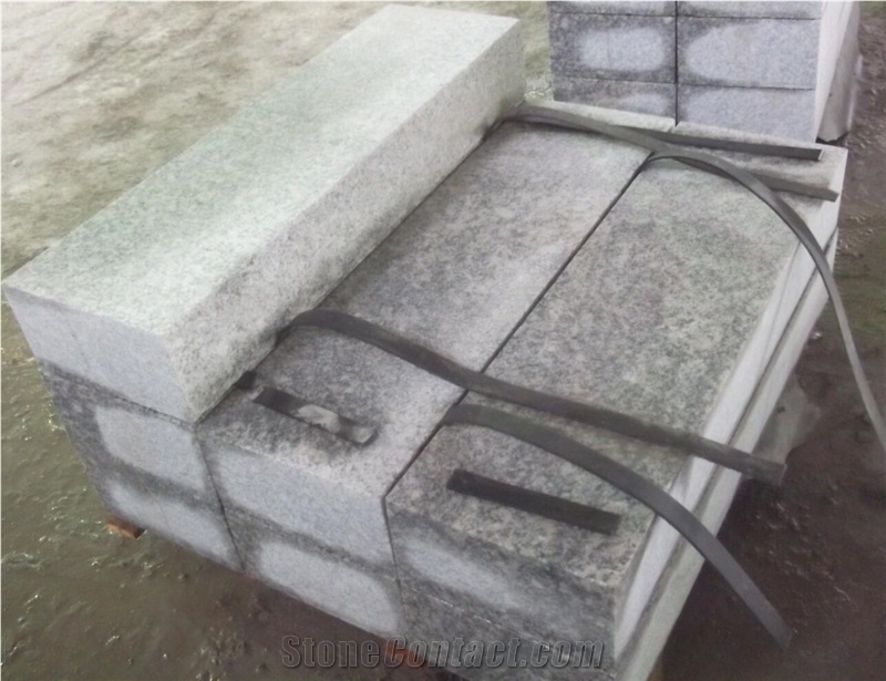 China G603 Gray Granite Bush Hammered Kerbstone,Natural Stone Kerb,Cheap Curbstone,Quarry Owner and Directly Factory with Ce,Side Road Curbs