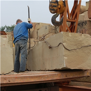 Beige Sand Stone Block Price Stone Block Cutting Garden Stone Block