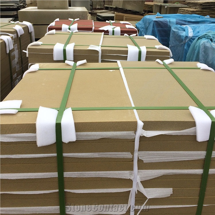 Beige Sandstone for Walls 60*40*3 cm Honed Finish - Sichuan Beige Sandstone