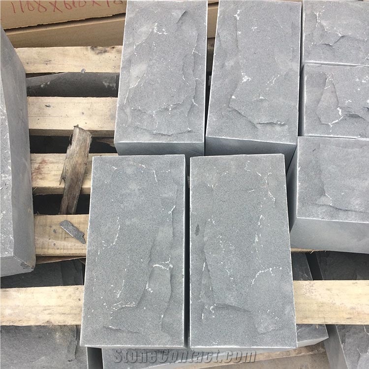 China Black Stone Mushroom Black Sand Stone Decorative Wall