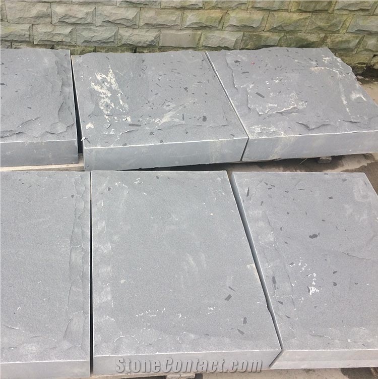 China Black Stone Mushroom Black Sand Stone Decorative Wall