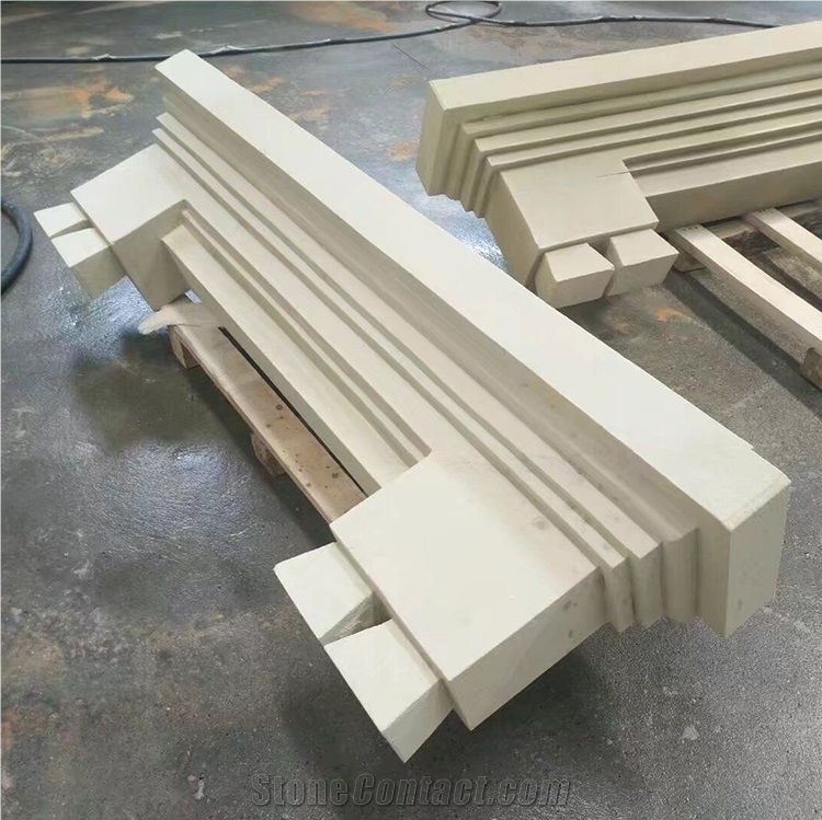 Natural Sandstone Stone Brown Color Window and Door Sill for Building