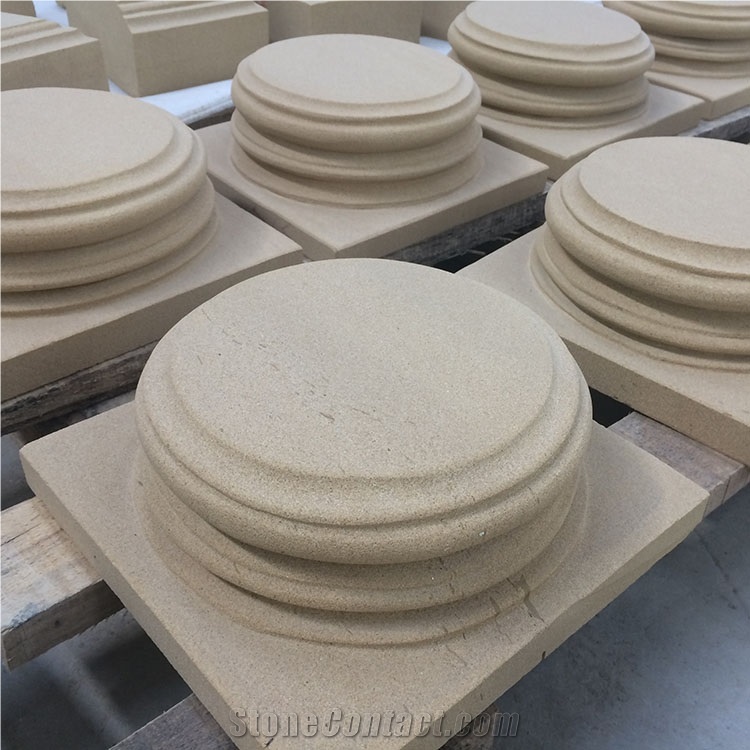 Natural Sandstone Stone Brown Color Window and Door Sill for Building
