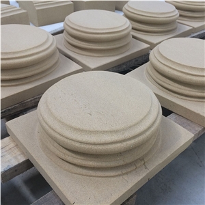 Natural Sandstone Stone Brown Color Window and Door Sill for Building